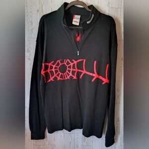 Spyder Quarter Zip Long Sleeve Top Men's Size L